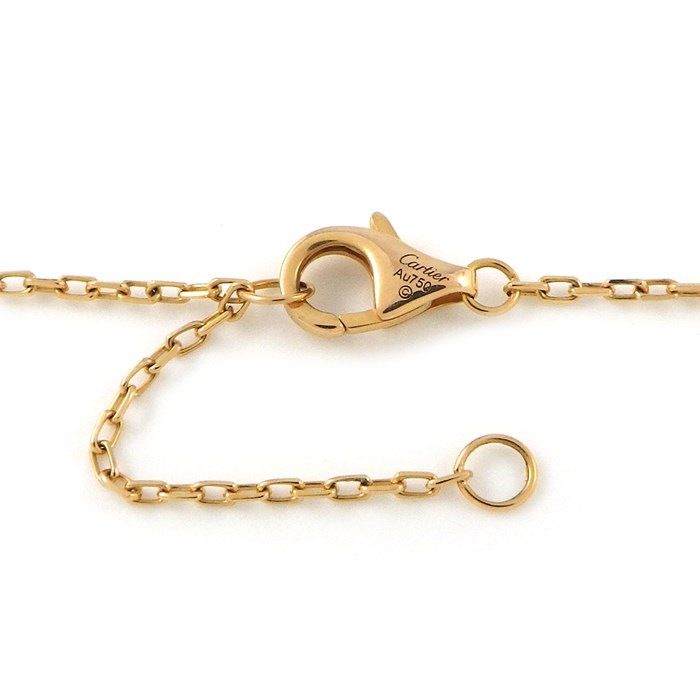 Cartier Baby Trinity Necklace with Pink Sapphire - 18K Gold