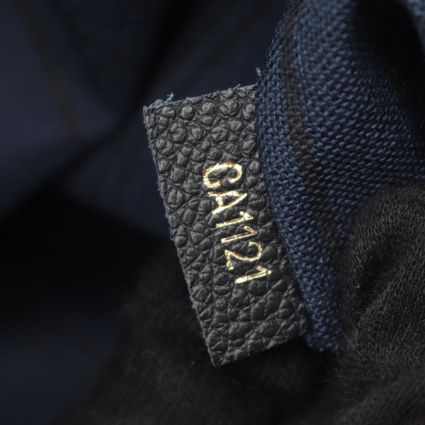 Louis Vuitton Artsy MM Shoulder Bag in Navy Monogram Empreinte Leather