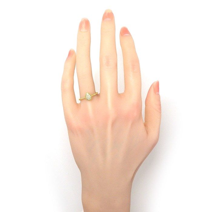 BOUCHERON Serpent Bohème Extra Small Ring with Diamonds in 18K Yellow Gold