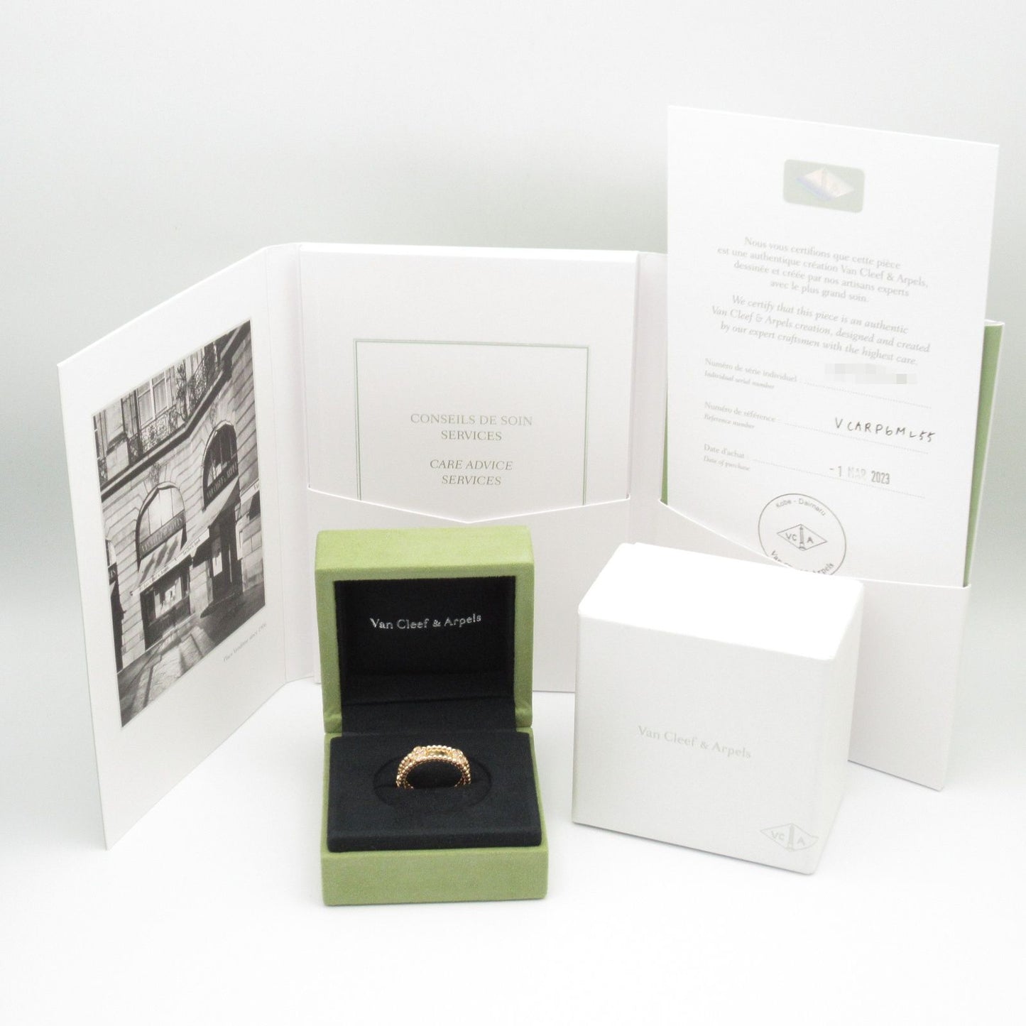 Van Cleef & Arpels Perlee Sweet Clover Ring in 18K Pink Gold