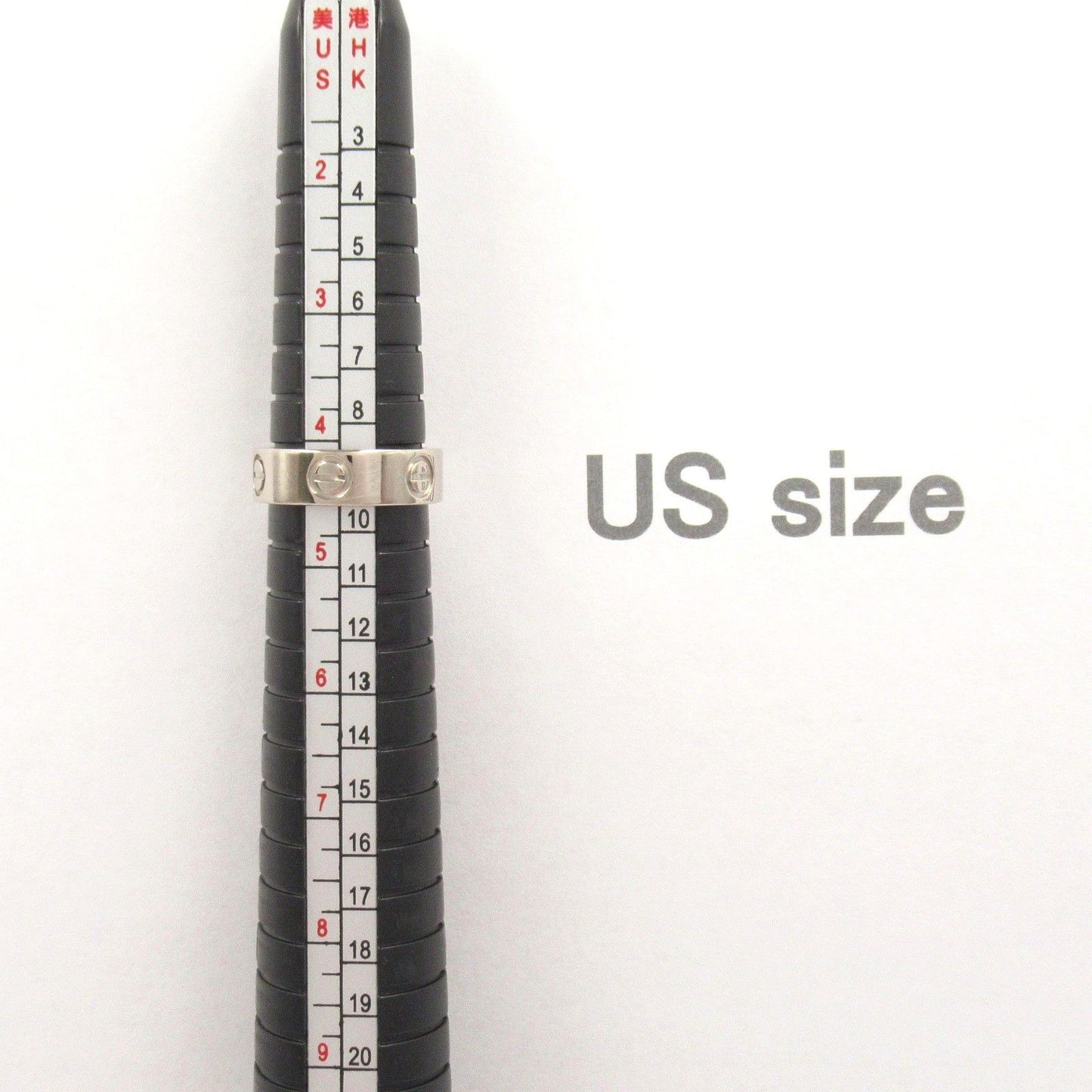 CARTIER Love Ring in K18 White Gold - Timeless Elegance