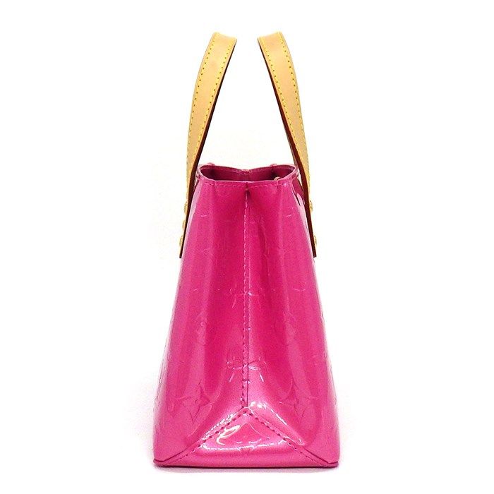 Louis Vuitton Neo Pink Vernis Leather Reed PM Handbag
