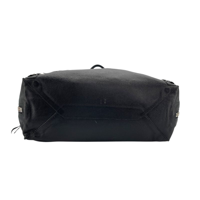 Balenciaga The Paper A4 Zip Around Tote Bag - Black Leather