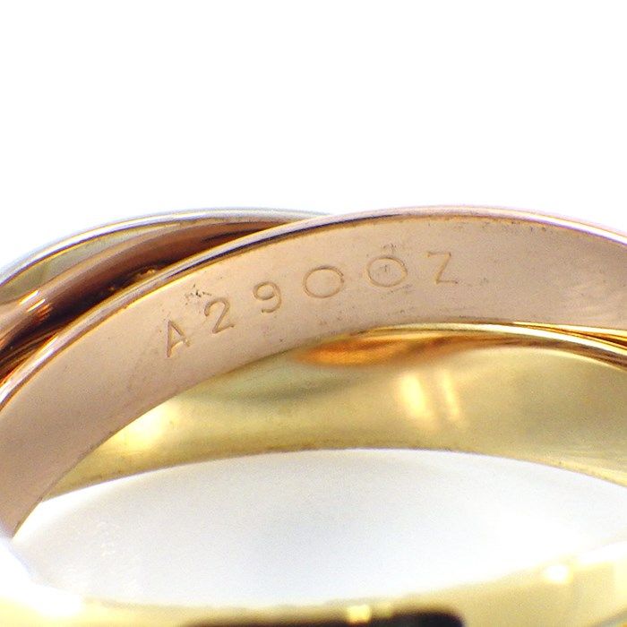 Cartier Trinity Ring in Three Colors of Gold - Size 10
