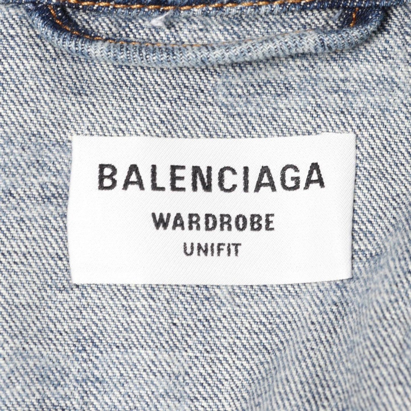 BALENCIAGA BB Monogram Denim Jacket - Exclusive Blue Edition