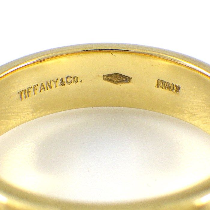 Tiffany & Co. Signature Cross Ring with Diamonds in K18 Gold