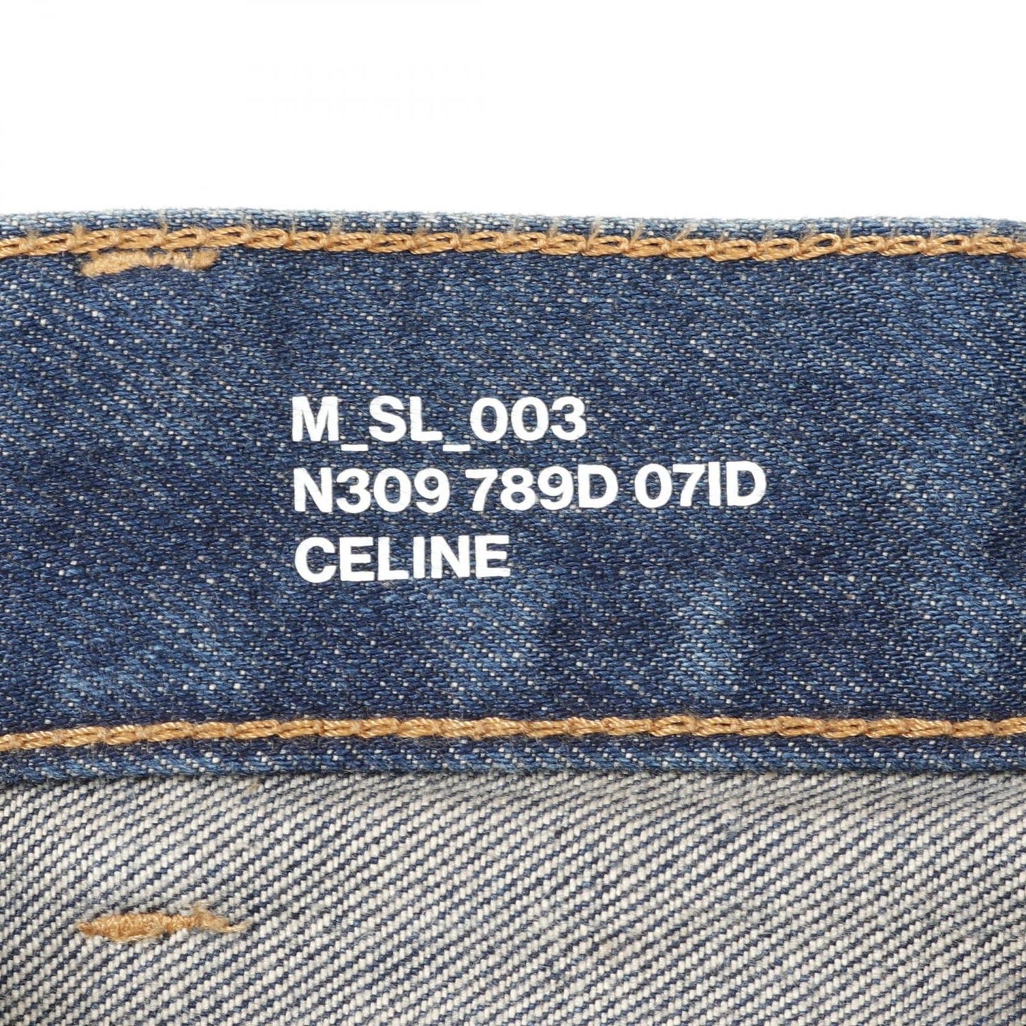 CELINE Indigo Blue Denim Pants - Timeless Elegance for Men