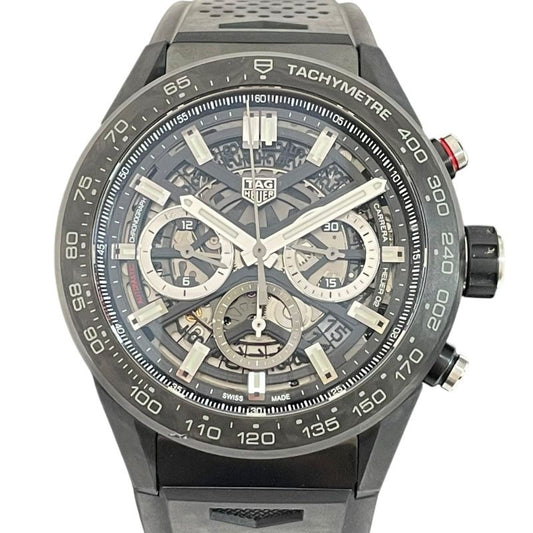 TAG Heuer Carrera Caliber 02 Chronograph - Carbon Automatic Watch