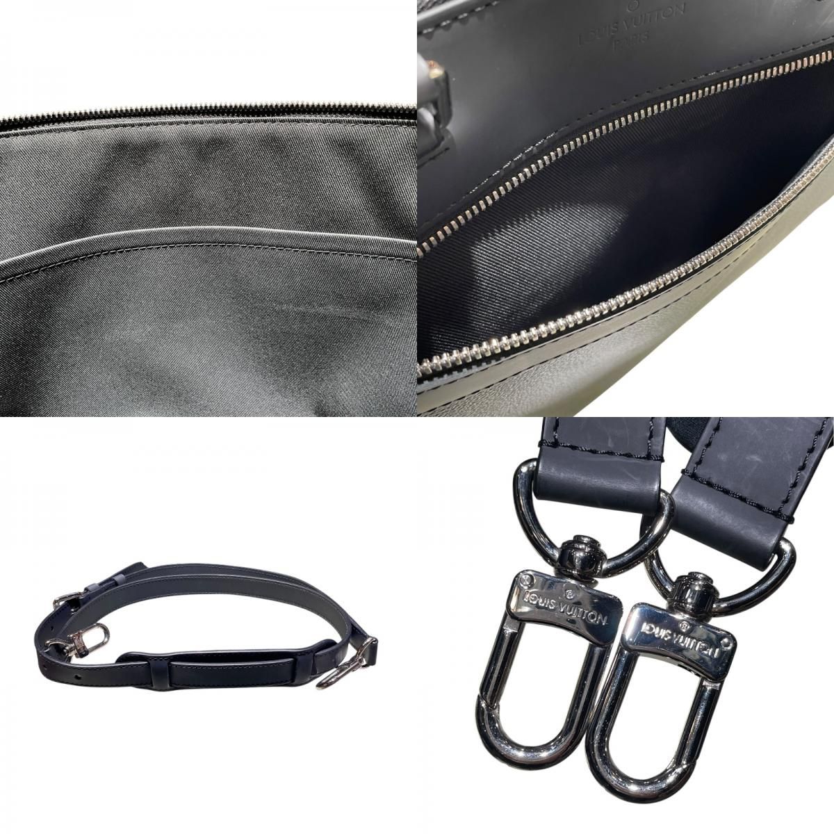 Louis Vuitton Porte-Documents Voyage NM Black Damier Graphite Business Bag