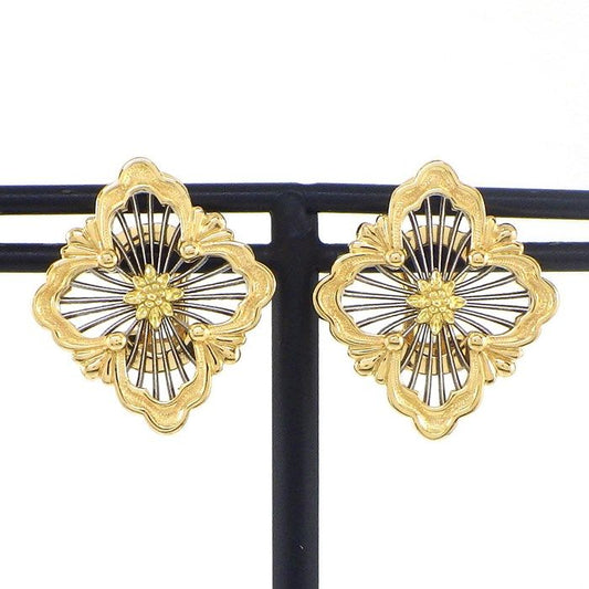 Buccellati Opera Tulle Earrings in K18 Yellow & White Gold