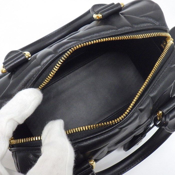 Dior Groove 20 Small Handbag in Black Graphic Cannage Calfskin