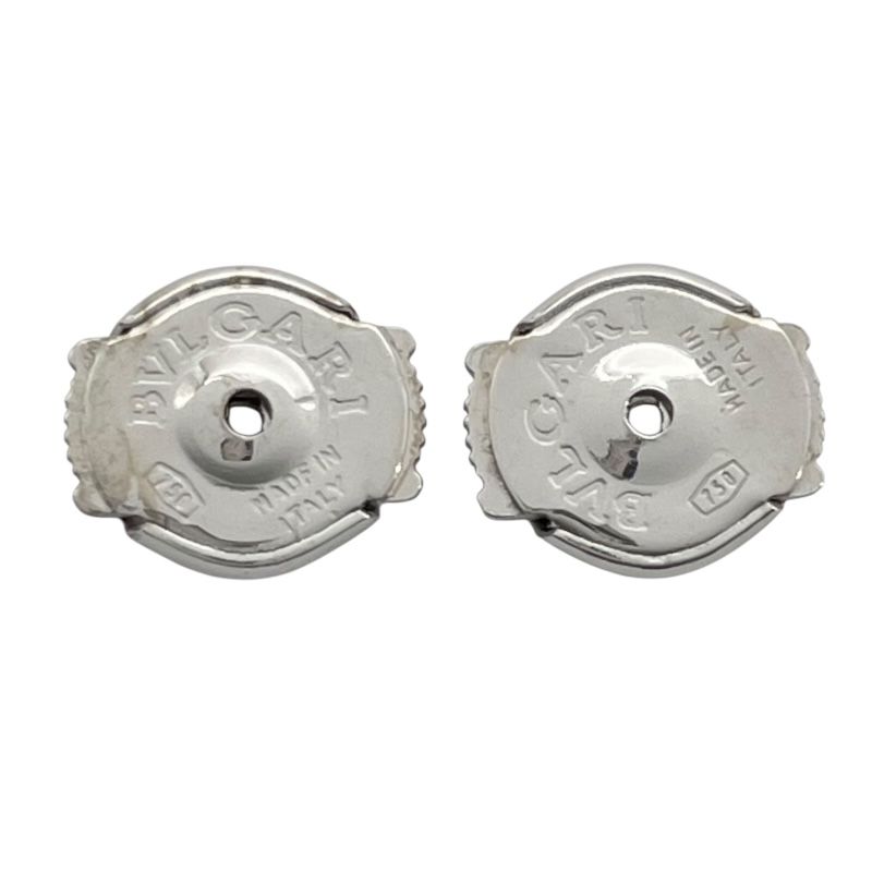 BVLGARI Lucia Diamond Earrings in K18 White Gold