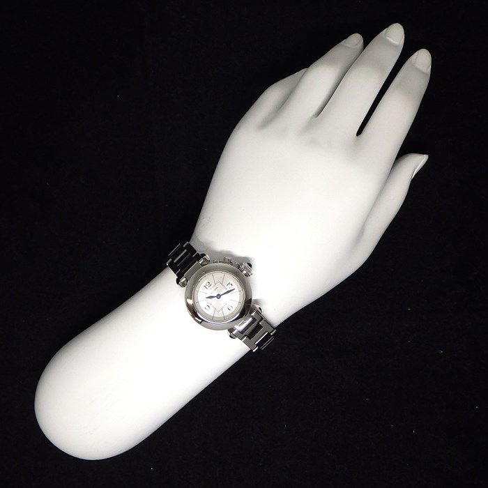 Cartier Miss Pasha W3140007 Silver Dial Stainless Steel Watch
