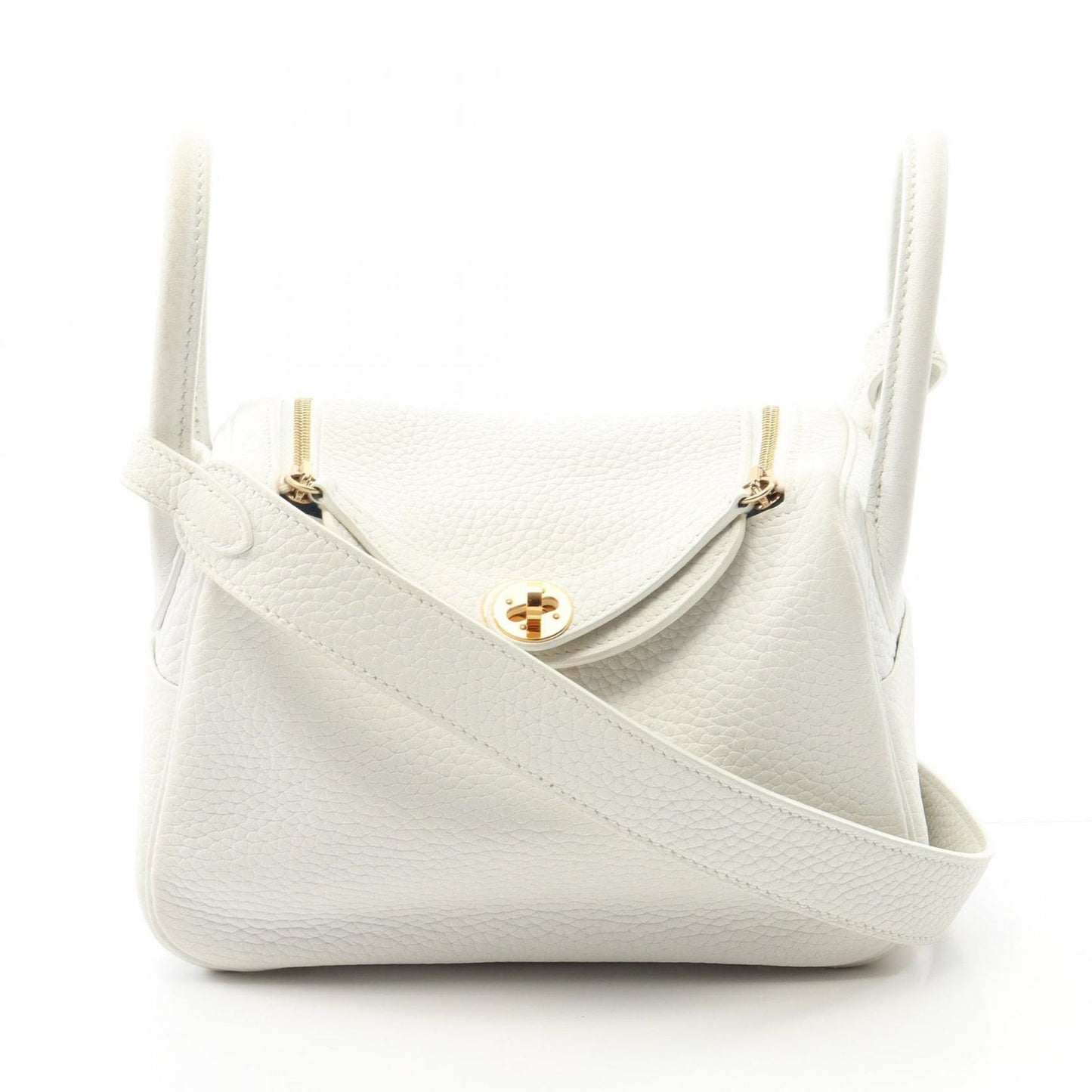 HERMES Lindy Mini Shoulder Bag in New White - Exquisite Craftsmanship