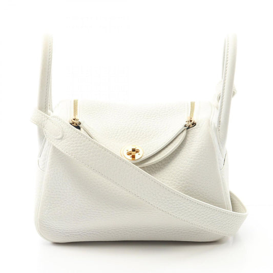 HERMES Lindy Mini Shoulder Bag in New White - Exquisite Craftsmanship