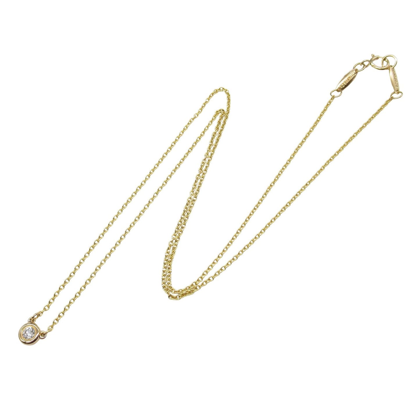 TIFFANY & CO. By The Yard Necklace in 18K Pink Gold with Diamonds