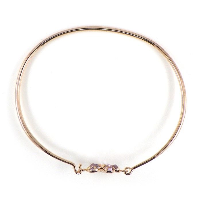 Tiffany & Co. Garden Flower Bangle with Amethyst & Diamond