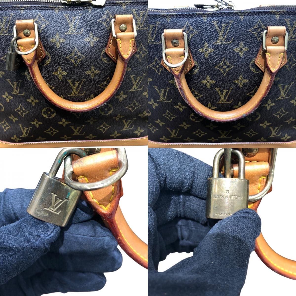 Louis Vuitton Alma M51130 Monogram Canvas Handbag - Brown