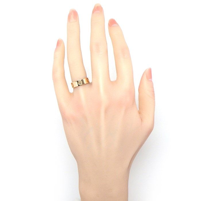 Cartier Love Ring MM in K18 Pink Gold - Timeless Elegance