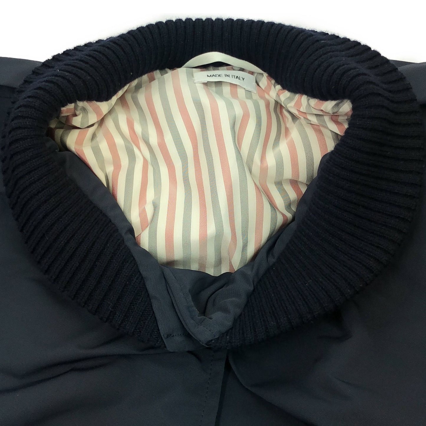 THOM BROWNE Navy Down Jacket - Elegant Women's Outerwear