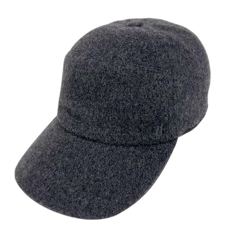 HERMES Cashmere Cap in Dark Grey - Unisex Luxury Accessory