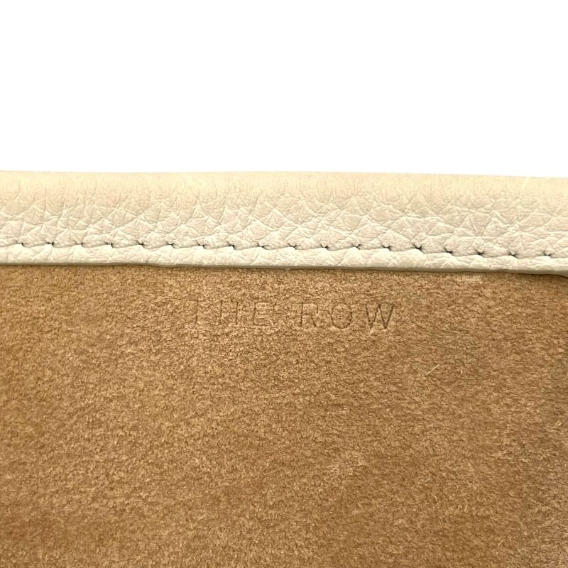 The Row Park Tote Large Ivory Leather Handbag - Exquisite Craftsmanship