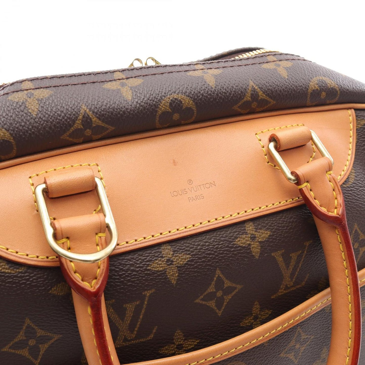 Louis Vuitton Deauville Bowling Vanity Handbag - Timeless Elegance