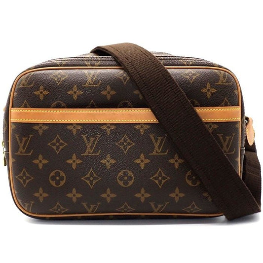 Louis Vuitton Reporter PM Shoulder Bag - Monogram Canvas, Brown