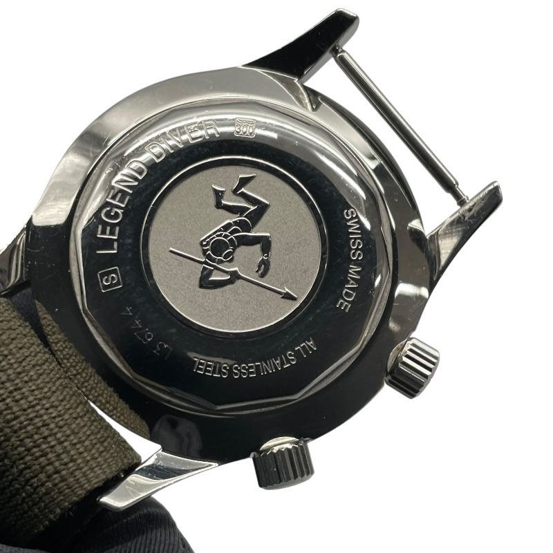 Longines Legend Diver L3.674.4 Automatic Men's Watch - Black SS