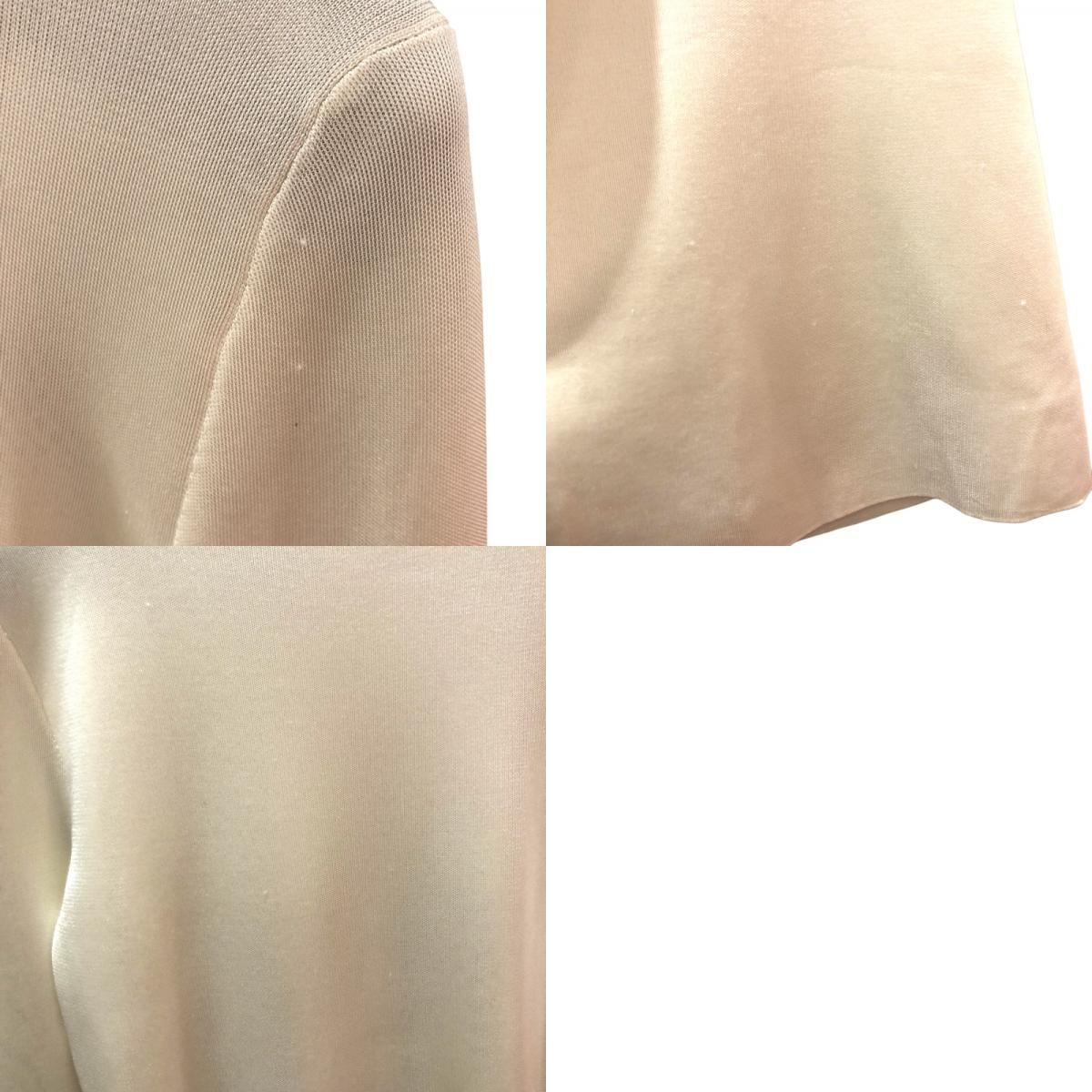 HERMES Ivory Silk Knit Sweater with Unique Neck Design