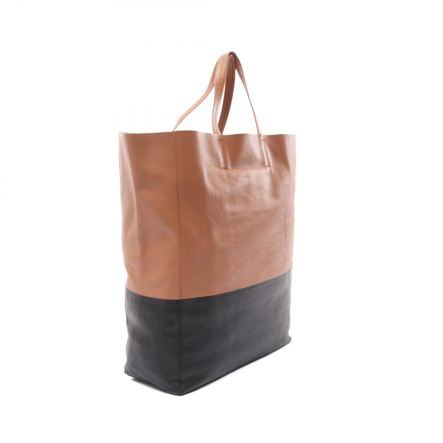 CELINE Horizontal Cabas Tote Bag - Timeless Elegance in Leather