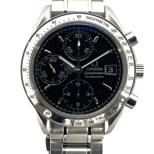 OMEGA Speedmaster Date 351350 Black SS Automatic Men's Watch