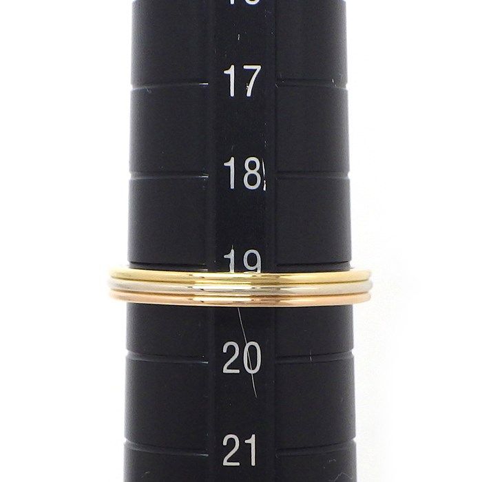 Cartier Vendôme Wedding Band Ring in Tri-Color Gold - Size 19