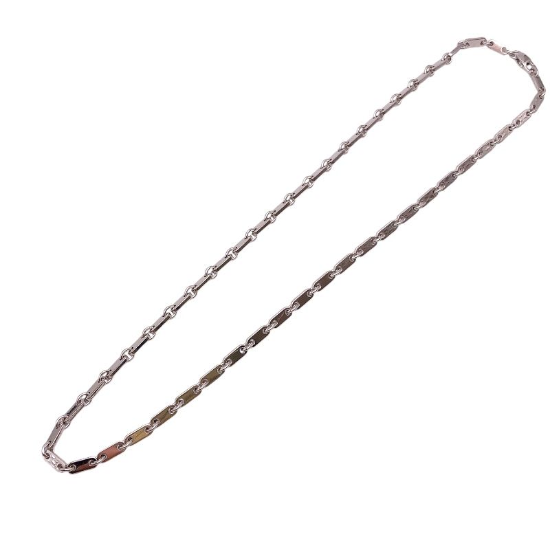Cartier Figaro Necklace in 18K White Gold - Timeless Elegance