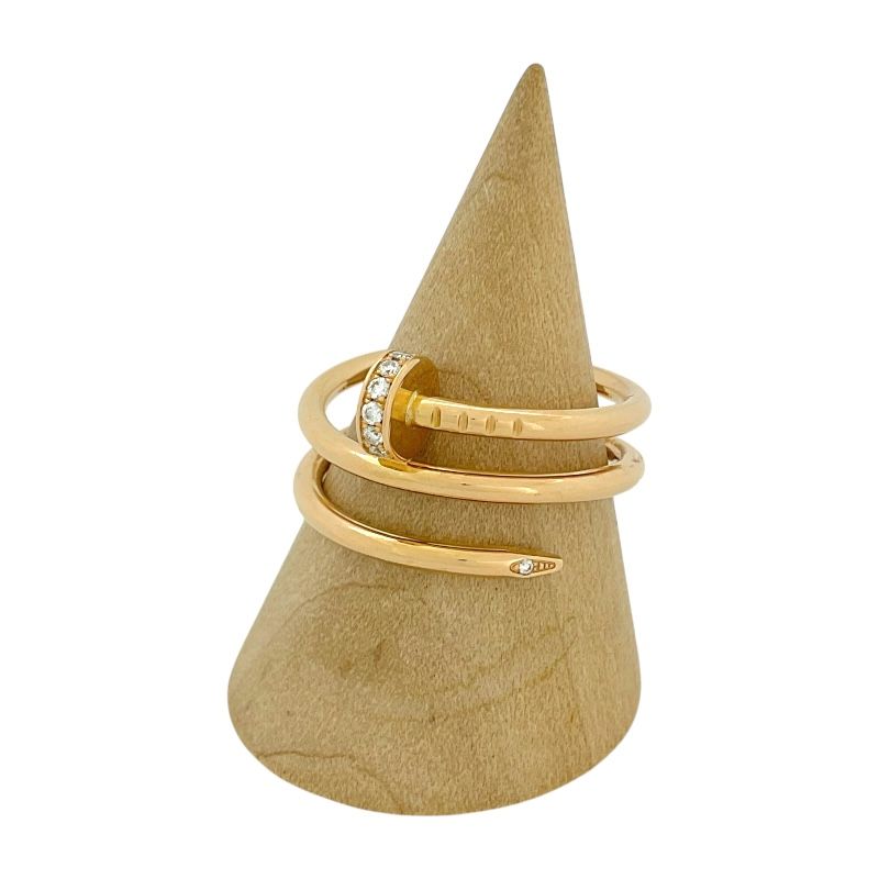 Cartier Juste un Clou Diamond Ring SM in 18K Pink Gold