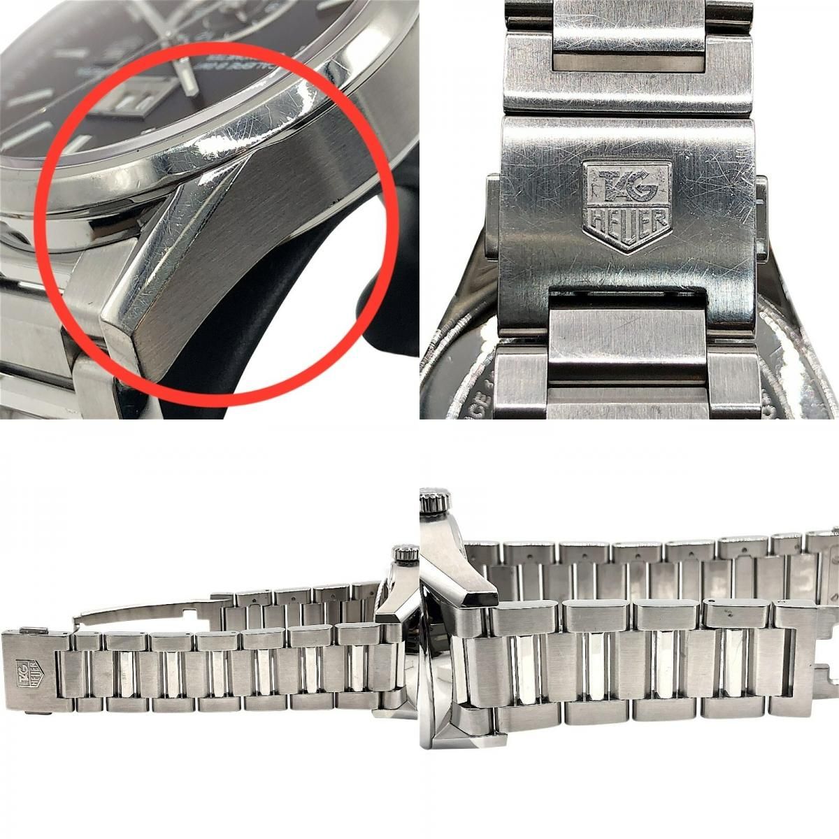 TAG Heuer Carrera Grand Date GMT WAR5010.BA0723 - Black & Silver Luxury Watch