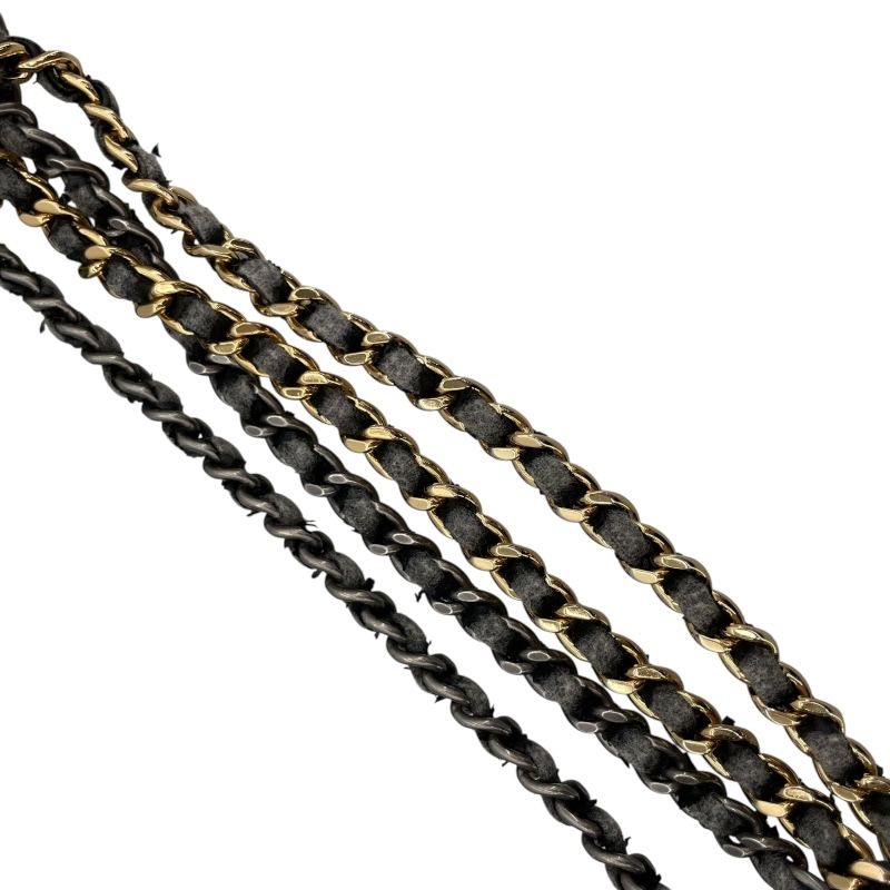 CHANEL Gabrielle Hobo Medium Bag in Pink & Black Calfskin