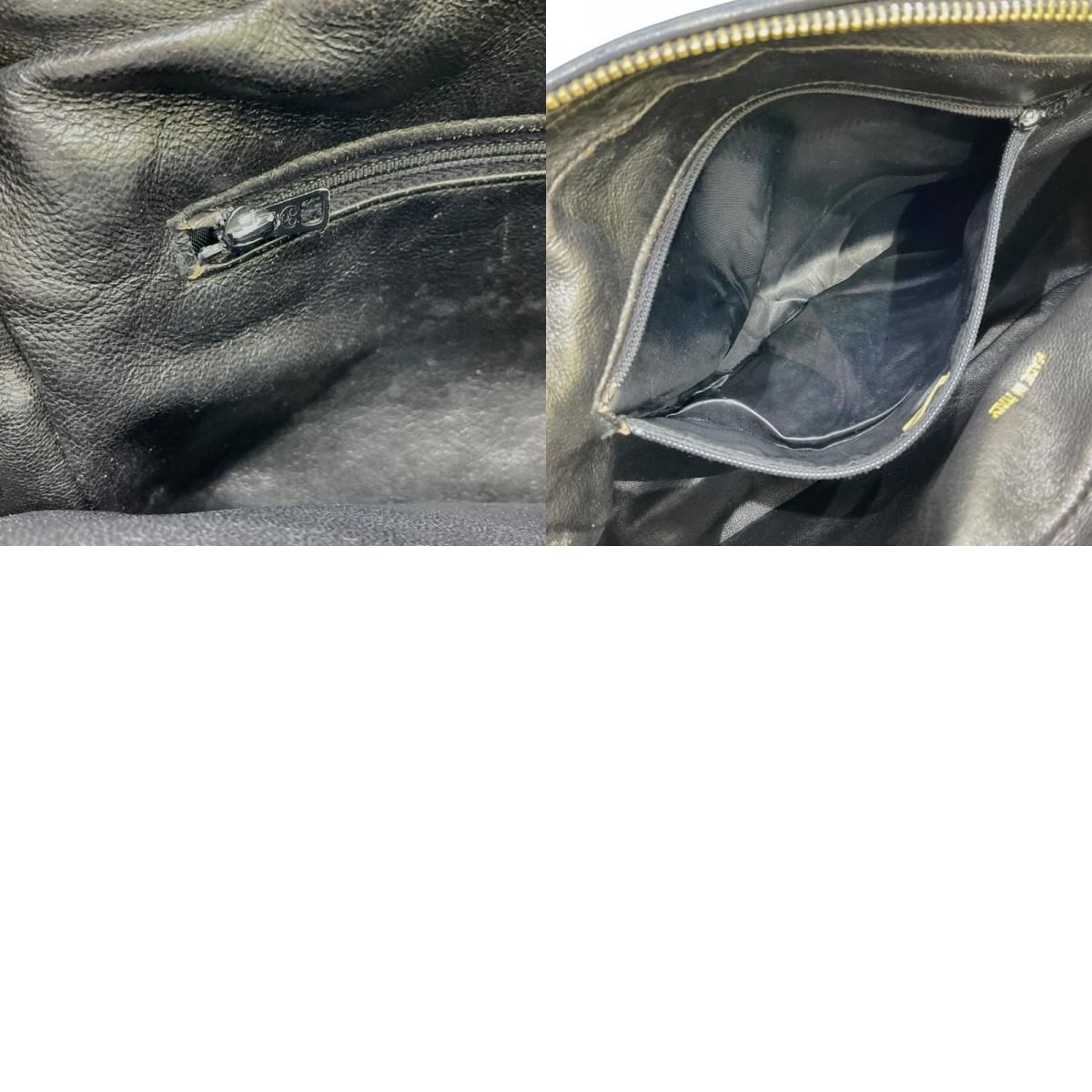 CHANEL Matelassé Fringe Shoulder Bag - Black Lambskin with Gold Hardware