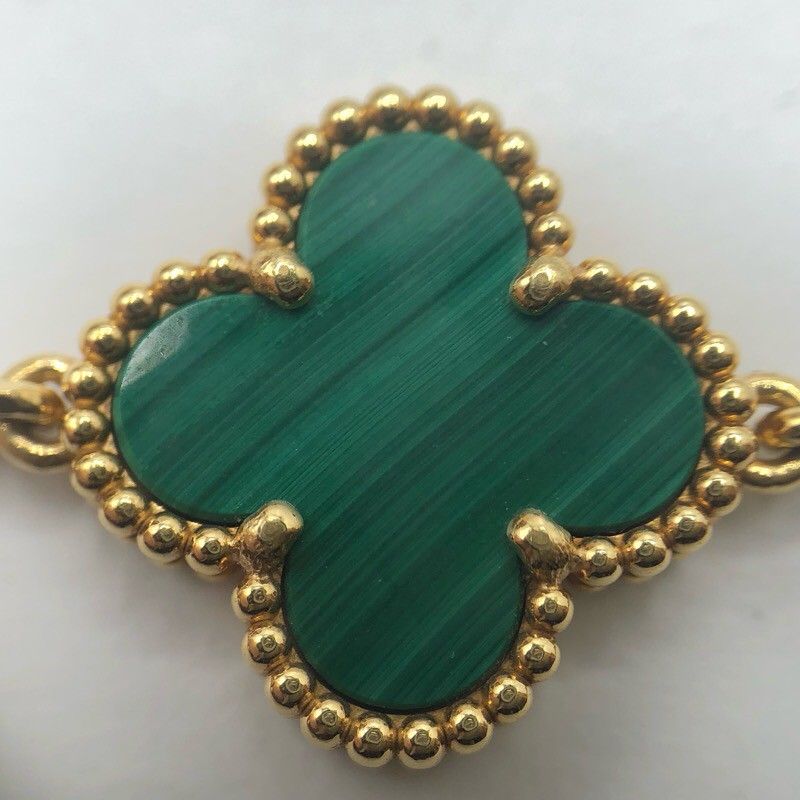 Van Cleef & Arpels Vintage Alhambra 5-Panel Bracelet in K18 Gold