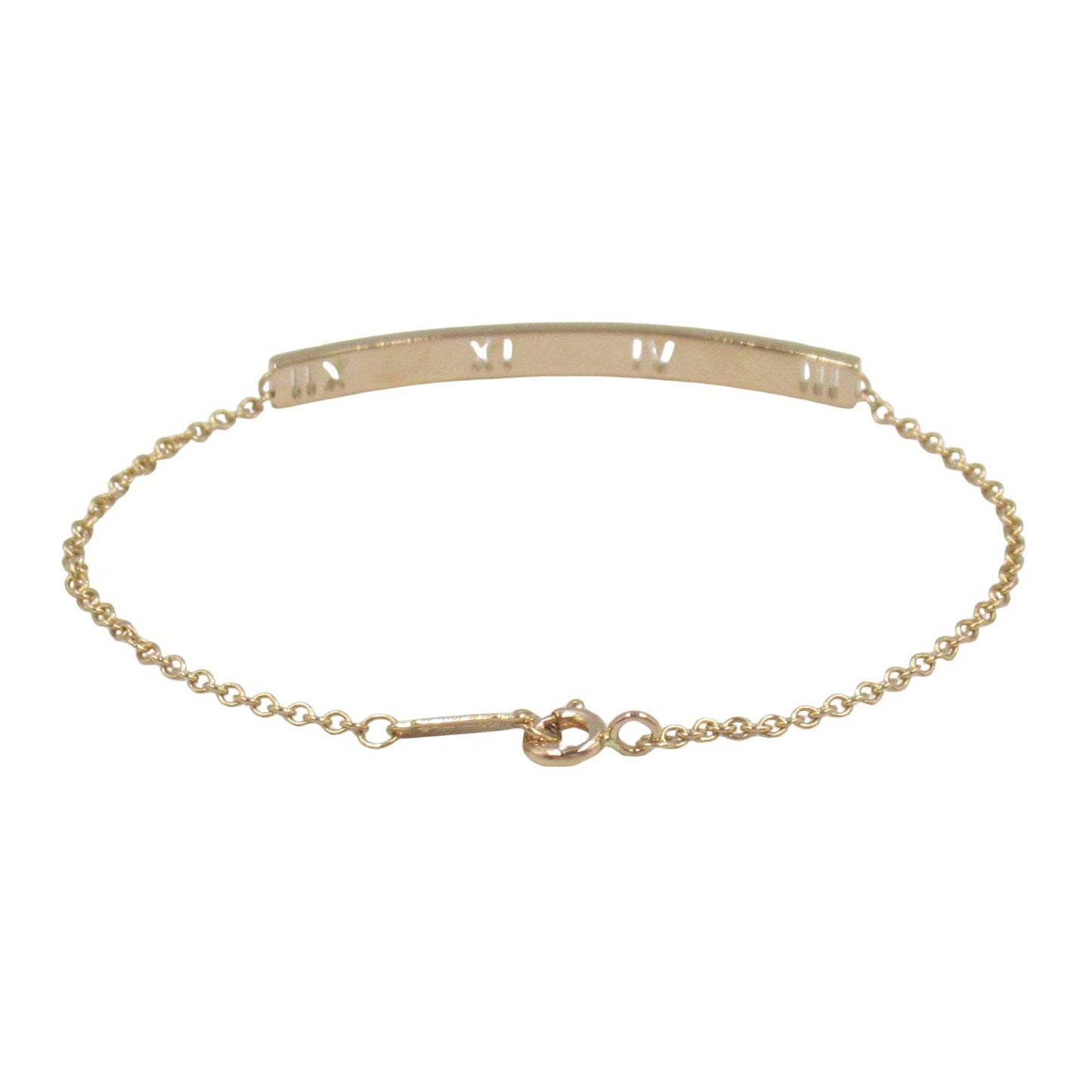 TIFFANY & CO Atlas Piersed Diamond Bracelet in 18K Pink Gold