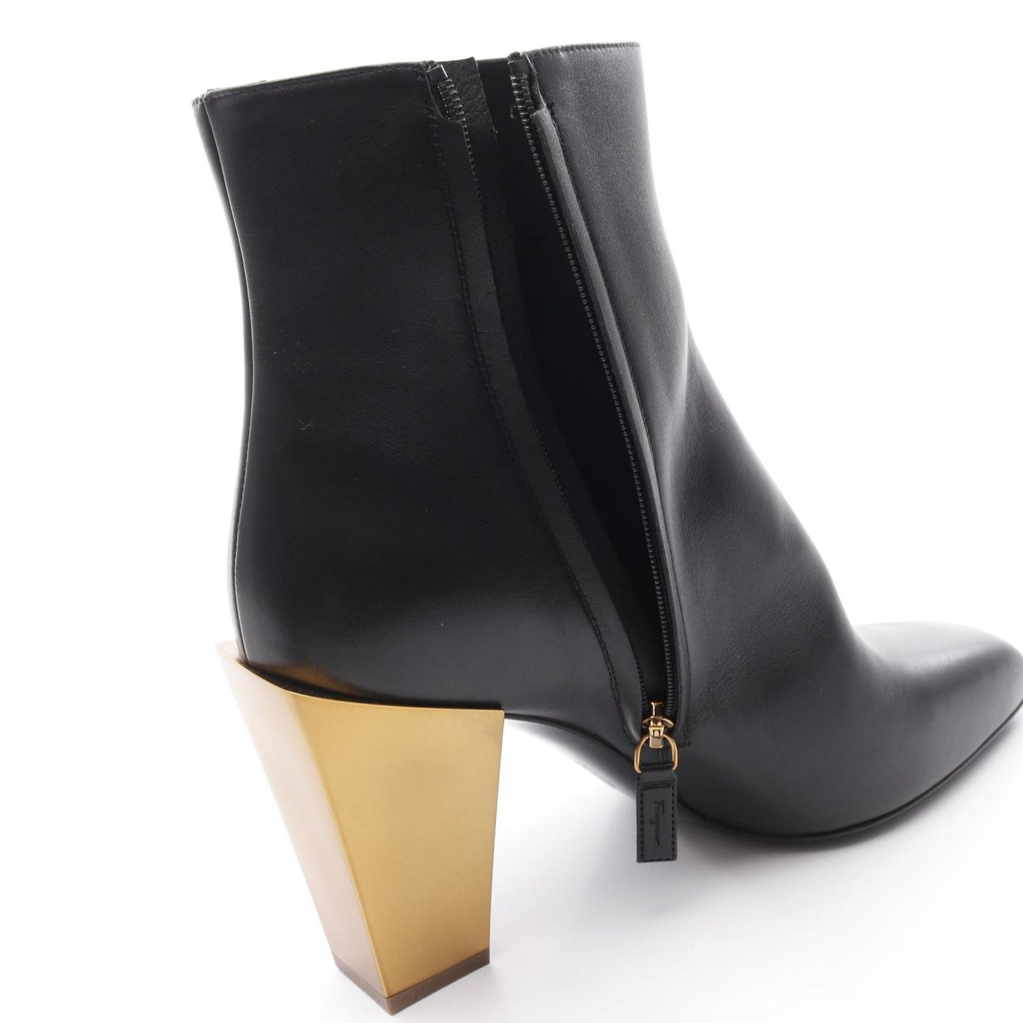 Salvatore Ferragamo Women's Leather Short Boots - Unworn Elegance