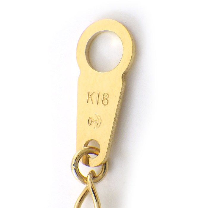 TASAKI 3-Strand Pearl Necklace with Diamond Accent in K18YG