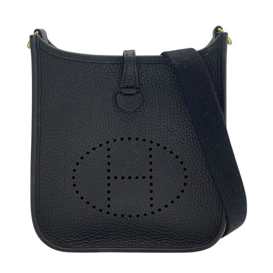 HERMES Evelyne TPM Black with Gold Hardware - Exquisite Luxury