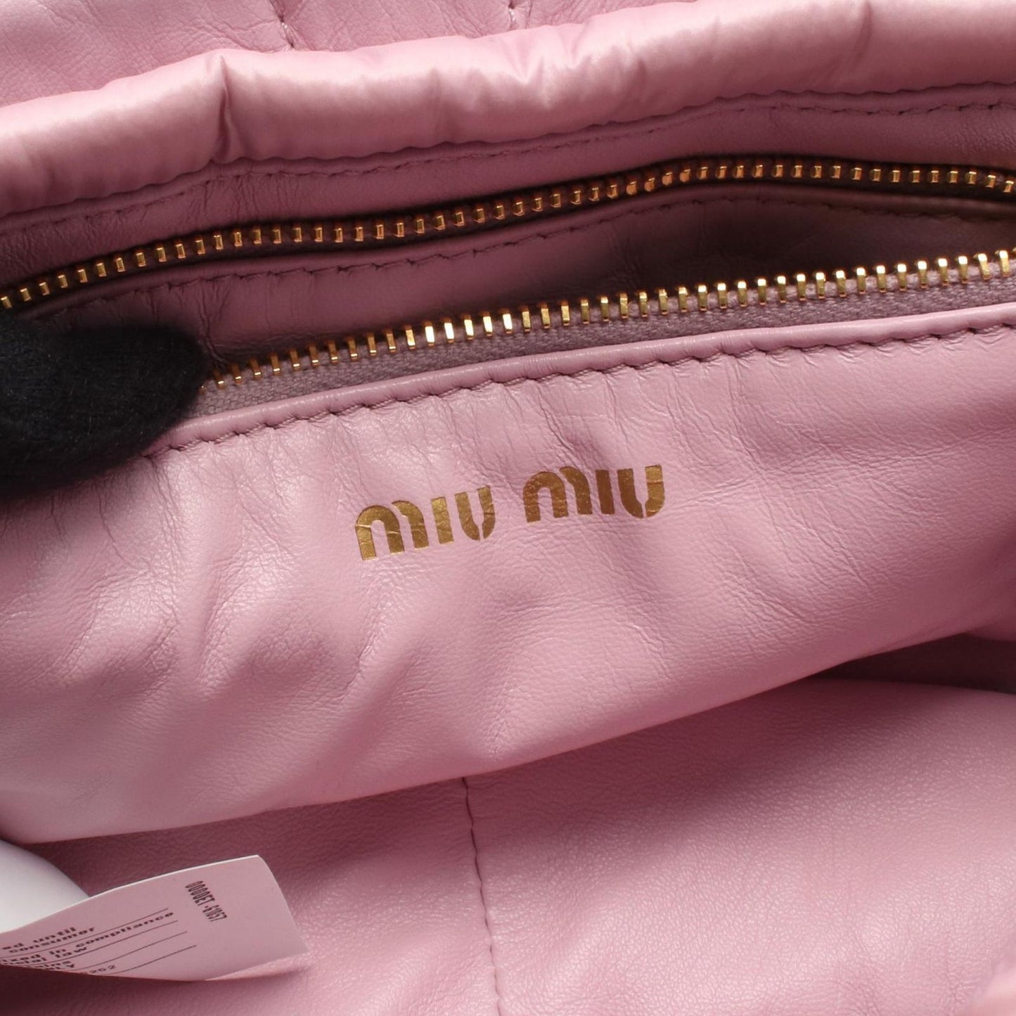 Miu Miu Padded Pink Nylon Leather Shoulder Bag - Exquisite Craftsmanship