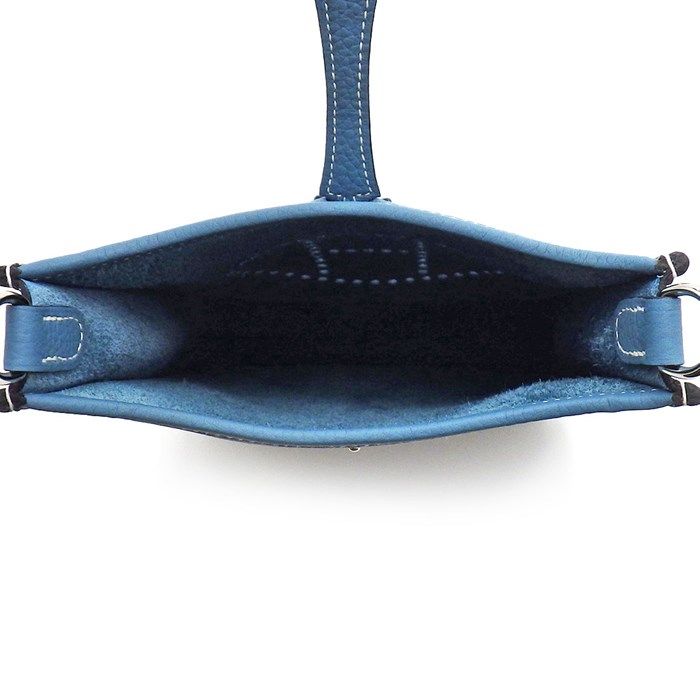HERMES Evelyne TPM Shoulder Bag - New Blue Jean, 2023 Edition