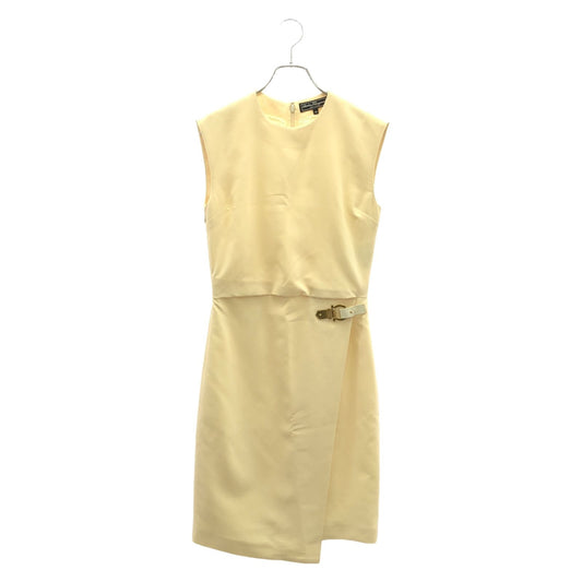 Salvatore Ferragamo Beige Wool Dress - Timeless Elegance
