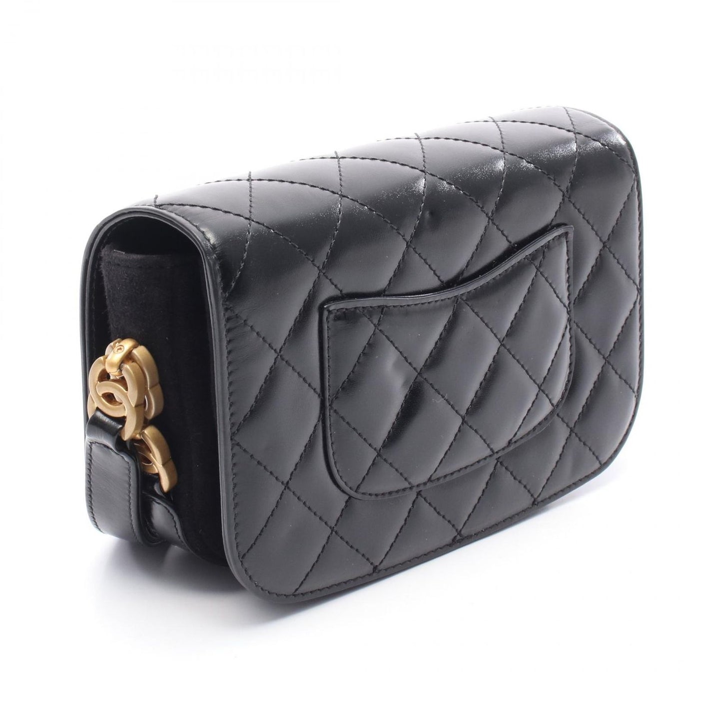 CHANEL Matelassé Waist Bag AS3402 in Black Leather - Timeless Elegance