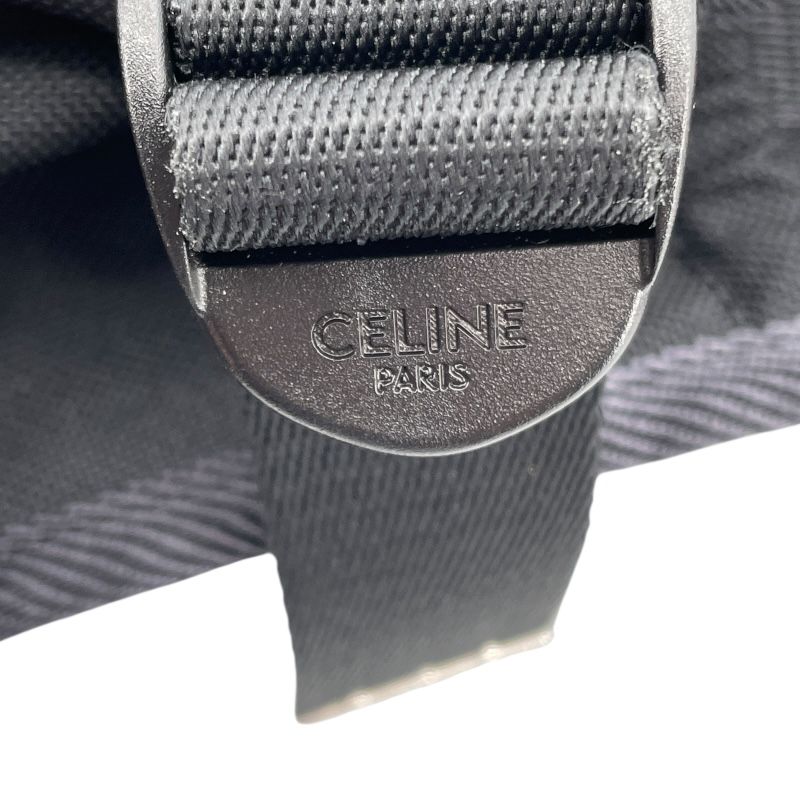 CELINE Trekking Messenger Bag in Black Canvas - Unisex Luxury