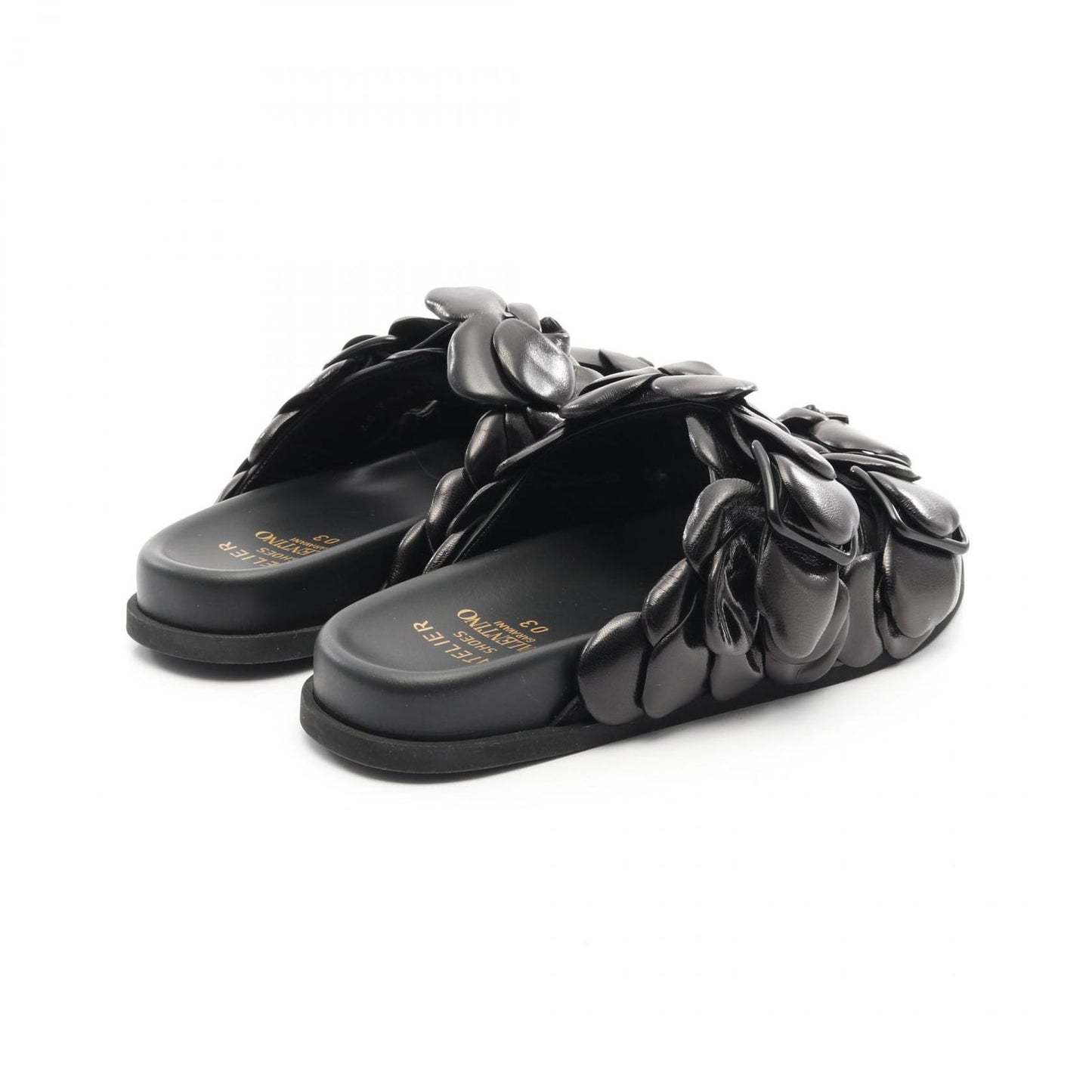 Valentino Garavani Atelier Shoes 03 Rose Edition Black Sandals
