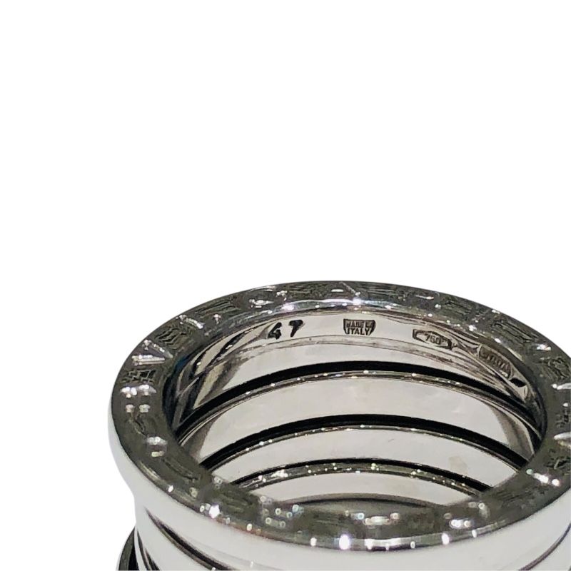 BVLGARI B.zero1 3-Band Ring in 18K White Gold - Size 6.5
